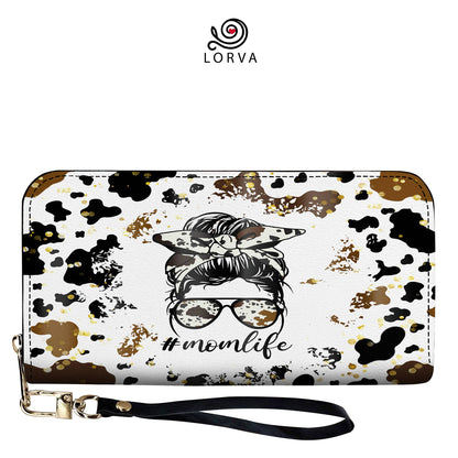 Lorva Leather Wallet Cowmom