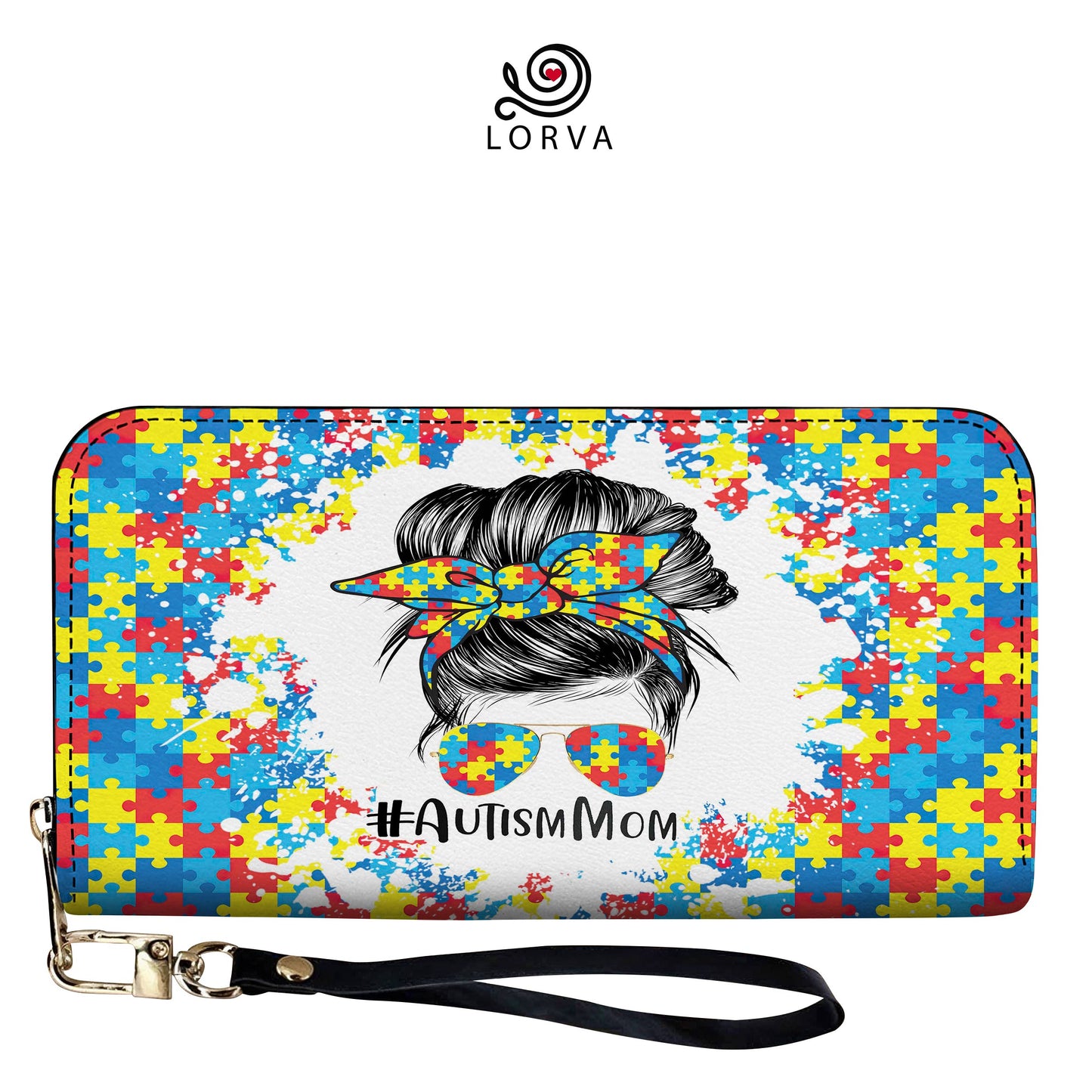 Lorva Leather Wallet Autismmom