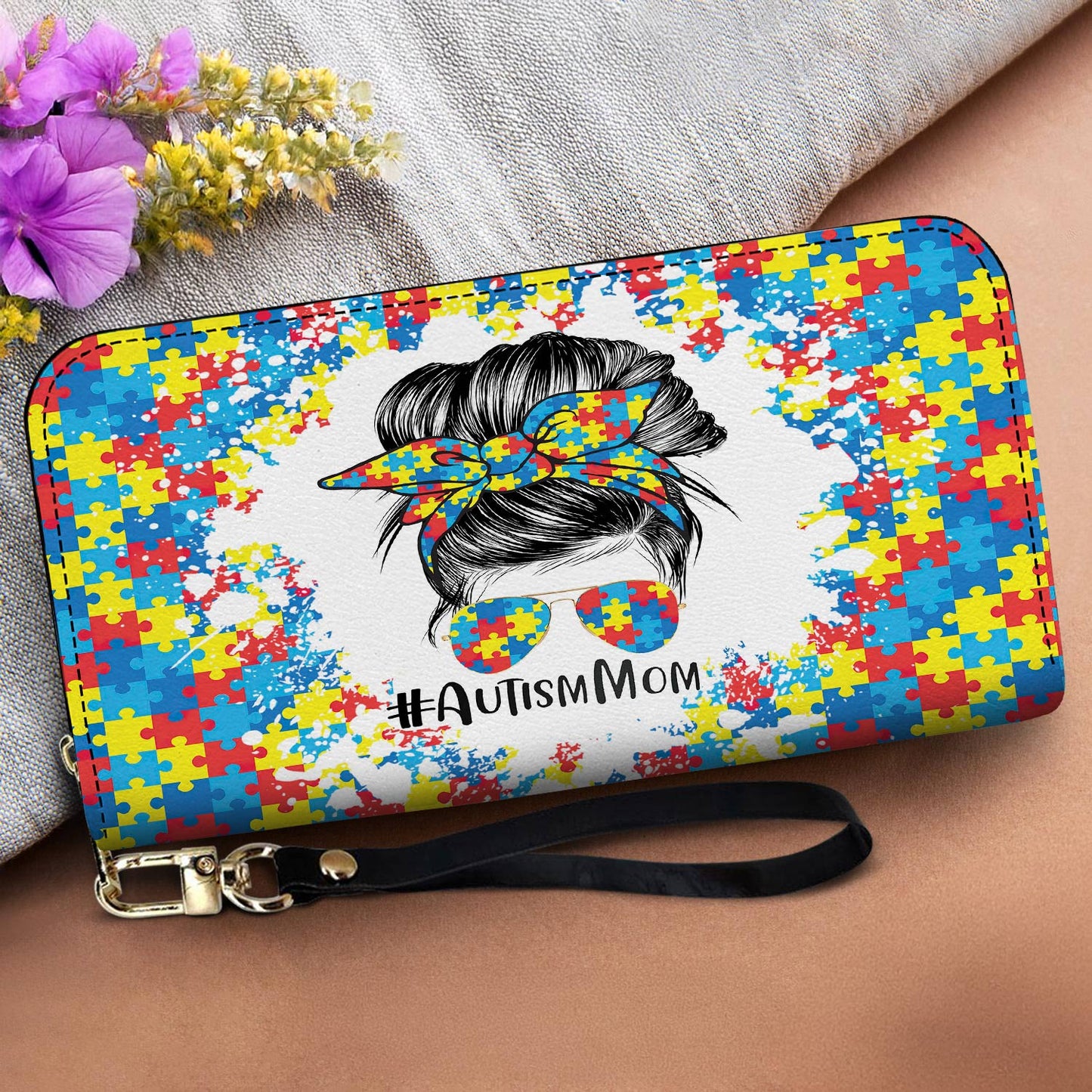 Lorva Leather Wallet Autismmom