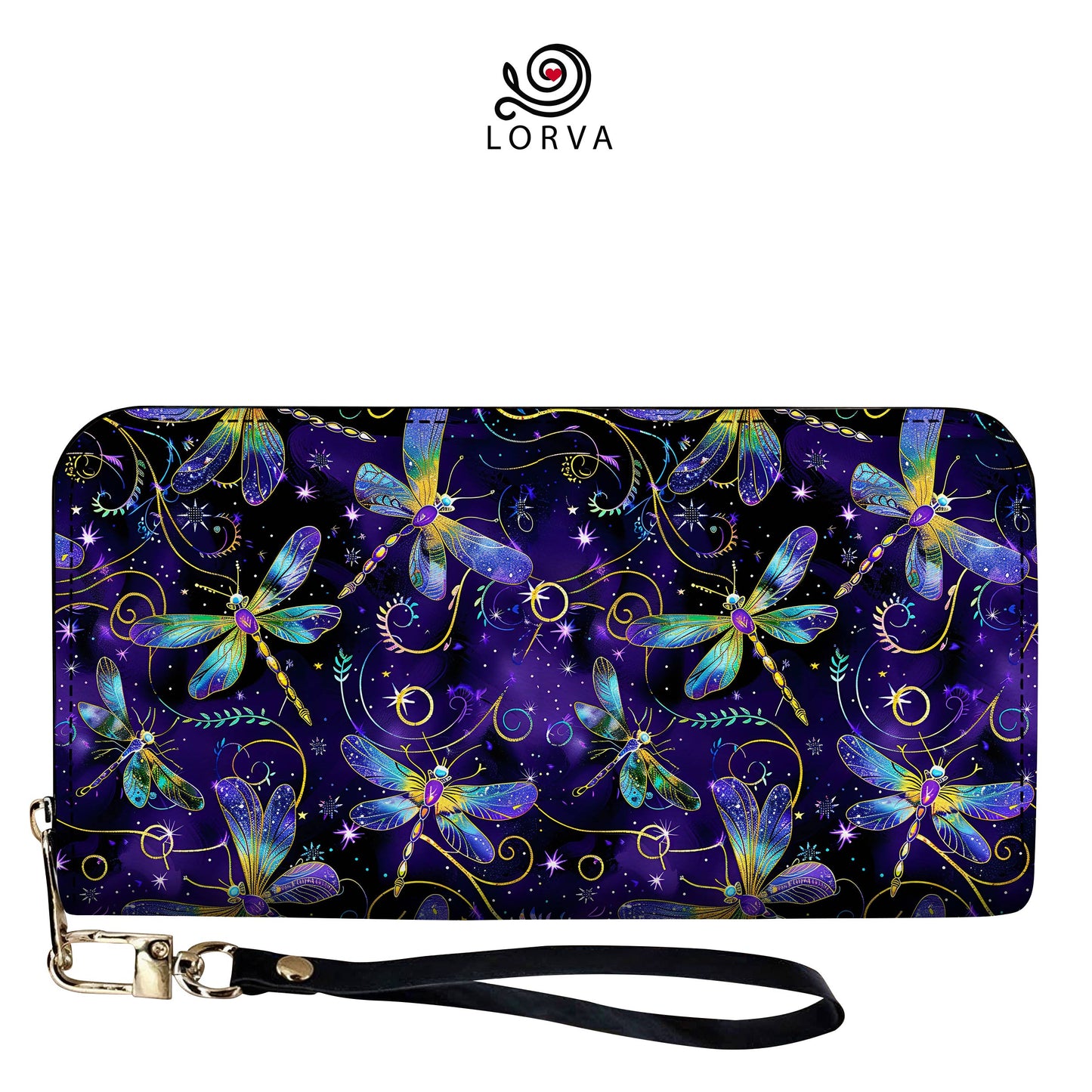Lorva Leather Wallet Mystical Dragonfly