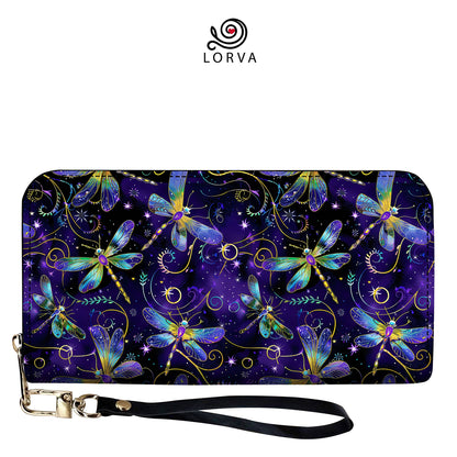 Lorva Leather Wallet Mystical Dragonfly