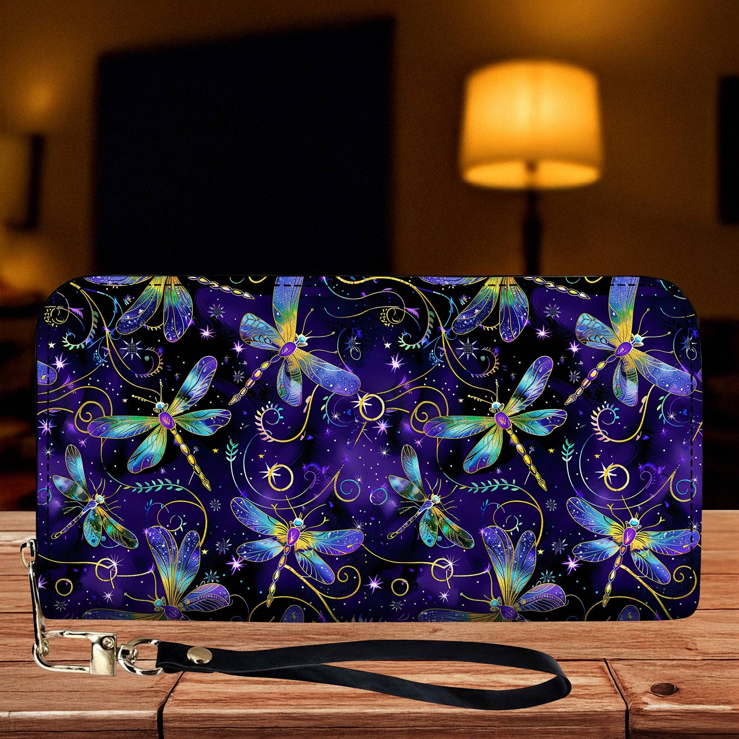 Lorva Leather Wallet Mystical Dragonfly