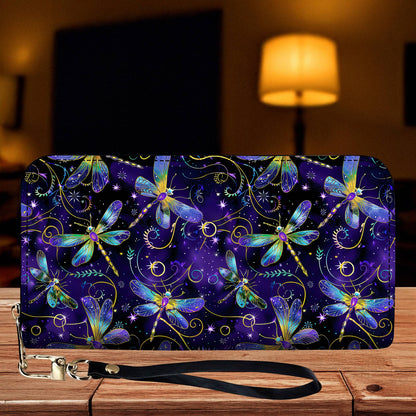 Lorva Leather Wallet Mystical Dragonfly