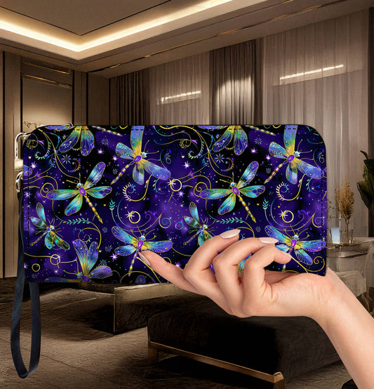 Lorva Leather Wallet Mystical Dragonfly