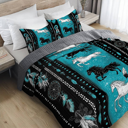 Lorva All Season Quilt 3-Piece Set Dreamcatcher Run