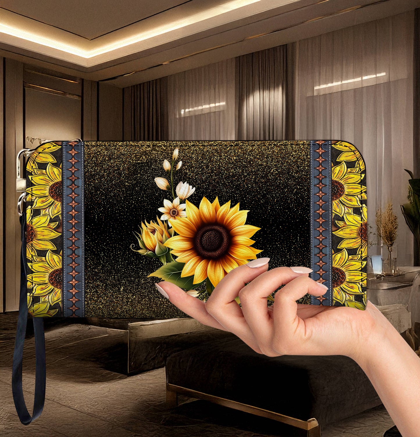 Lorva Leather Wallet Radiate Positivity