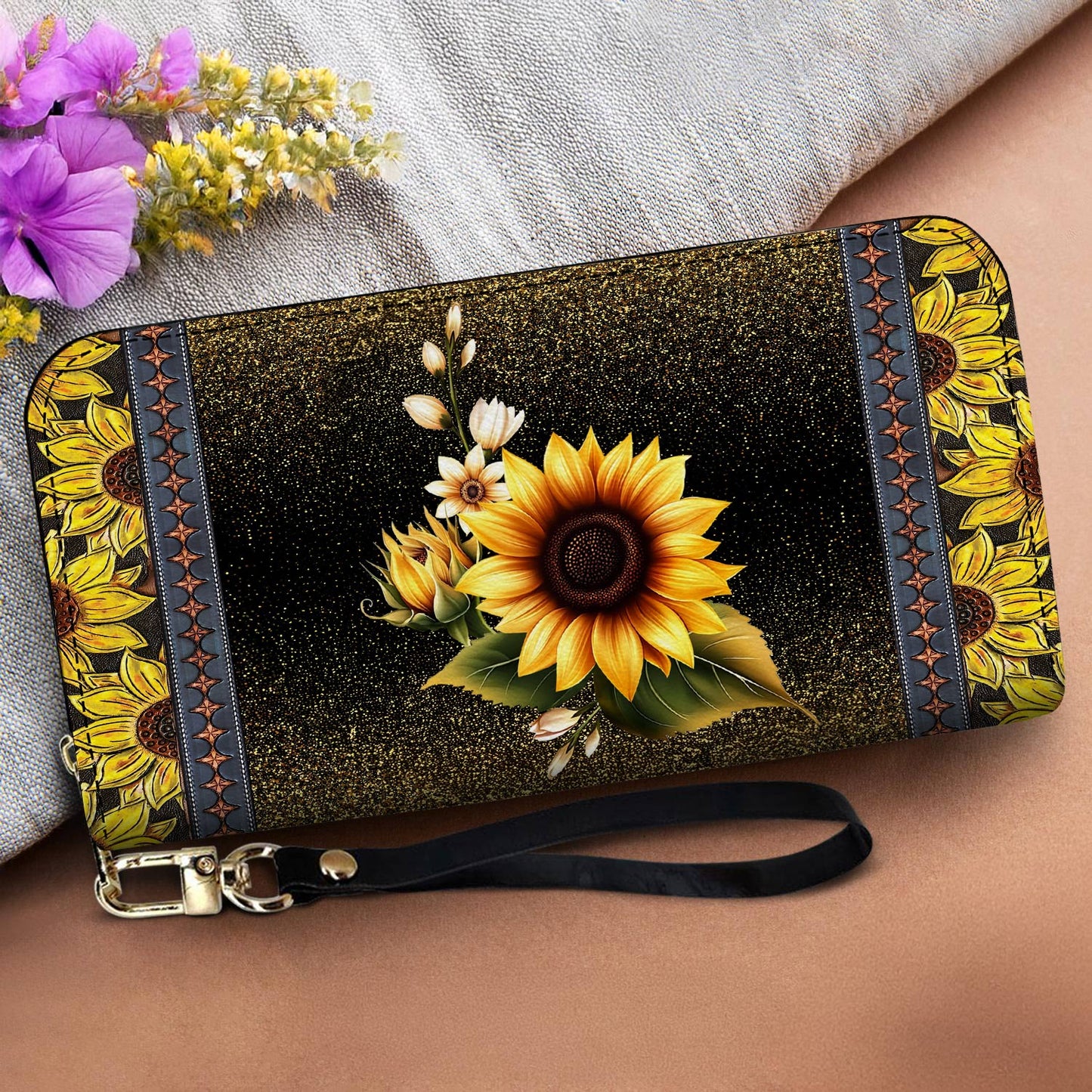 Lorva Leather Wallet Radiate Positivity