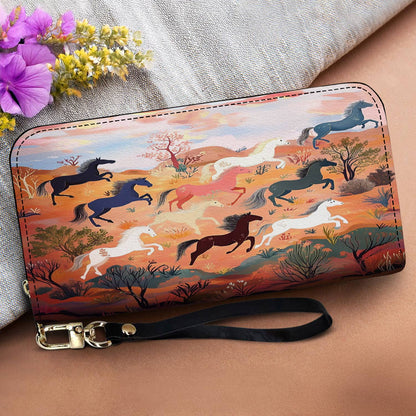 Lorva Leather Wallet Desert Gallop