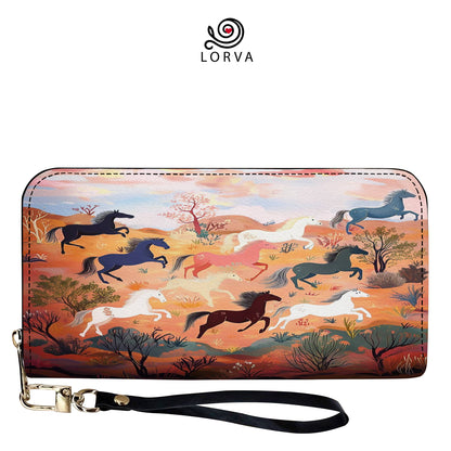 Lorva Leather Wallet Desert Gallop