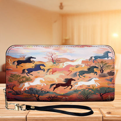 Lorva Leather Wallet Desert Gallop