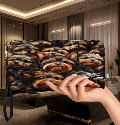 Lorva Leather Wallet Yorkie Love