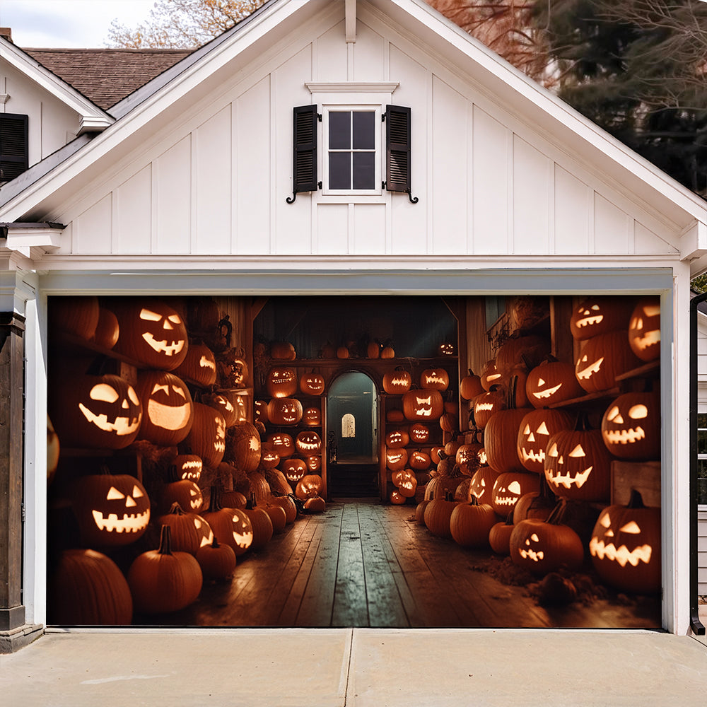 Lorva Halloween Garage Door Banner Decoration The Great Pumpkin Haunt