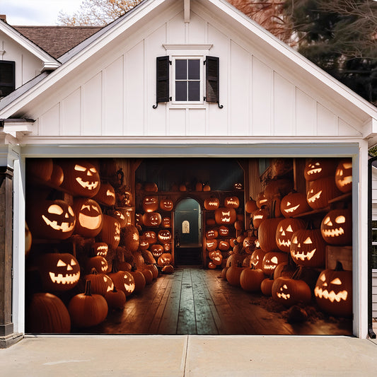Lorva Halloween Garage Door Banner Decoration The Great Pumpkin Haunt