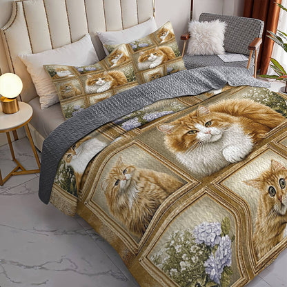 Lorva All Season Quilt 3-Piece Set Through the Cat Window