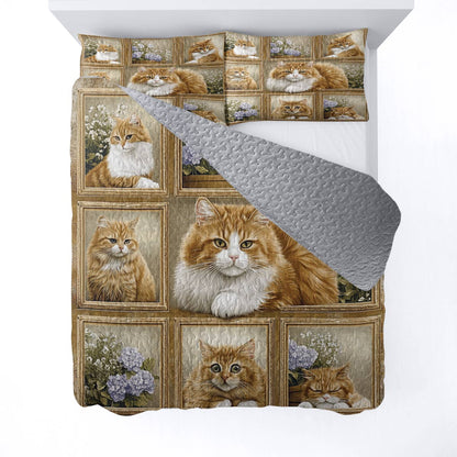 Lorva All Season Quilt 3-Piece Set Through the Cat Window