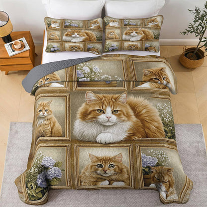 Lorva All Season Quilt 3-Piece Set Through the Cat Window