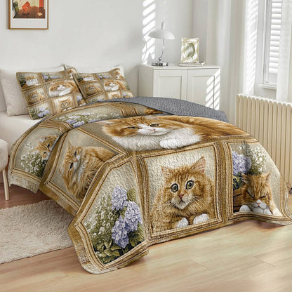 Lorva All Season Quilt 3-Piece Set Through the Cat Window