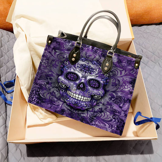 Lorva Leather Bag Mandala Sugar Skull