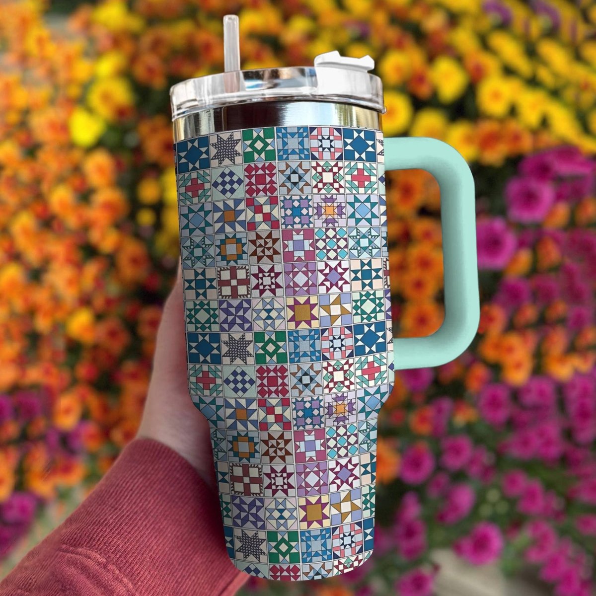 Lorva Tumbler Traditional Quilting Blocks