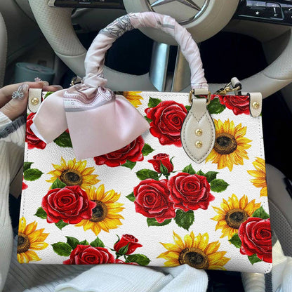 Lorva Leather Bag Blooming Elegance