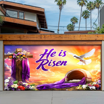Lorva Garage Door Banner Decoration Dawn of Redemption