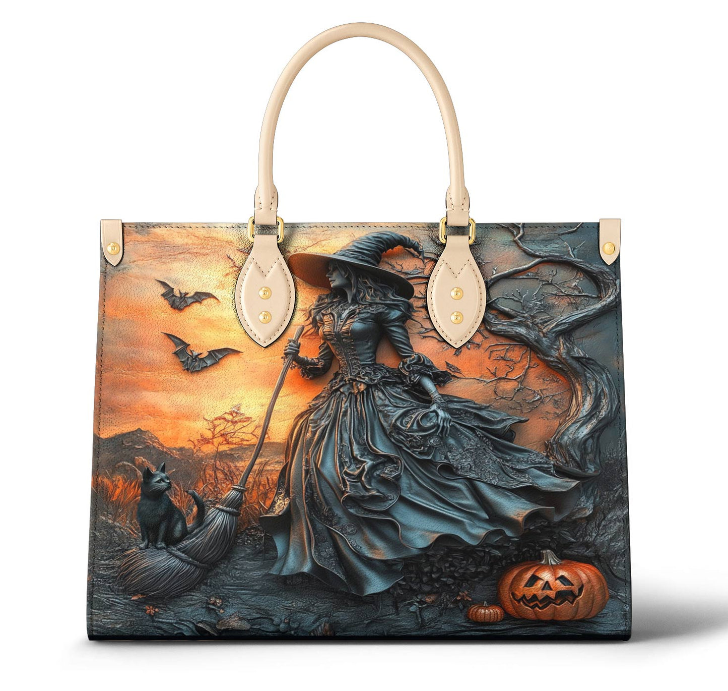 Witch Lorva Leather Bag Enchanted Sunset Witch
