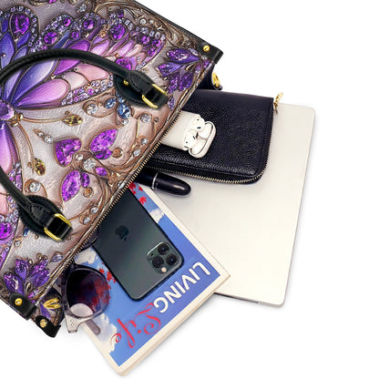 Lorva Leather Bag Charming Butterfly