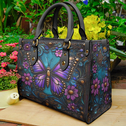 Lorva Leather Bag Classical Butterfly