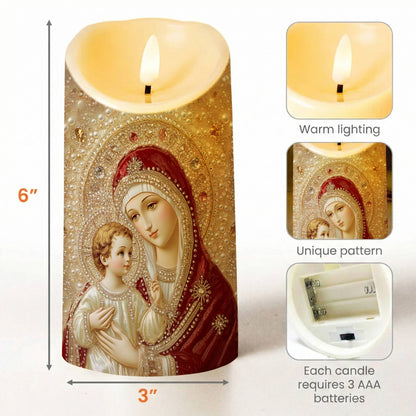 Lorva LED Candle Holy Mother Serenity