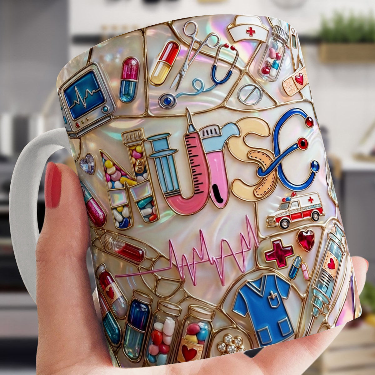 Lorva Nurse Mug Sparkling Nurse Life