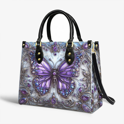 Lorva Leather Bag Beautiful Butterfly
