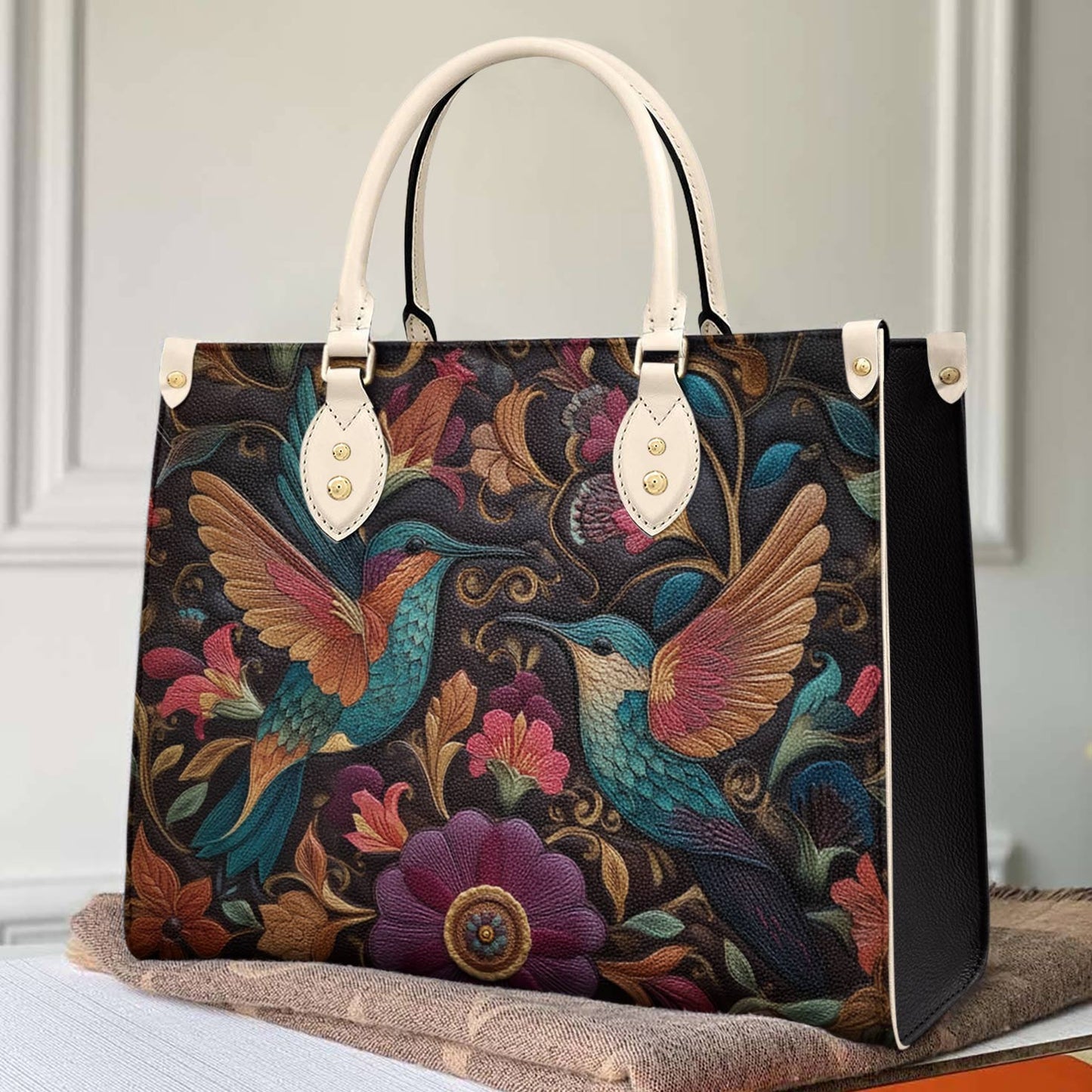Lorva Hummingbird Leather Bag Wings of Serenity