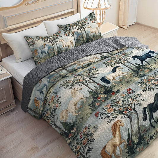 Lorva All Season Quilt 3-Piece Set Rustic Elegance
