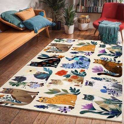 Lorva Cat Area Rug Gardern Love