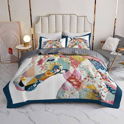 Lorva Horse All Season Quilt 3-Piece Set A Gentle Soul