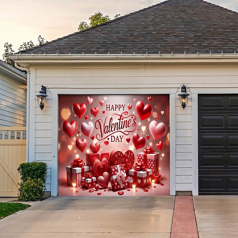 Lorva Garage Door Banner Decoration Everlasting Love
