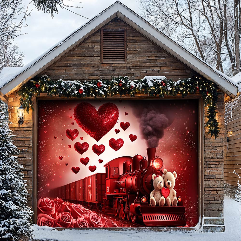 Lorva Garage Door Banner Decoration Journey Of Love