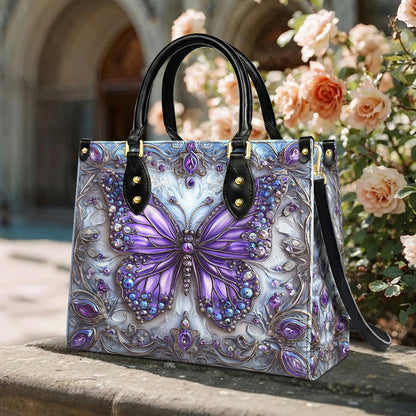 Lorva Leather Bag Beautiful Butterfly