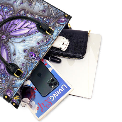 Lorva Leather Bag Beautiful Butterfly