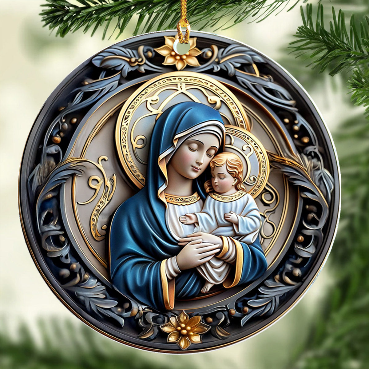 Lorva 2D Acrylic Ornament Holy Mother of Light