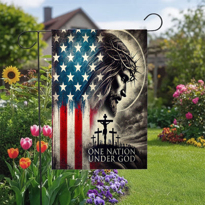 Lorva Garden Flag God Bless America