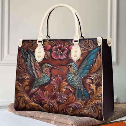 Lorva Leather Bag Elegant Hummingbird