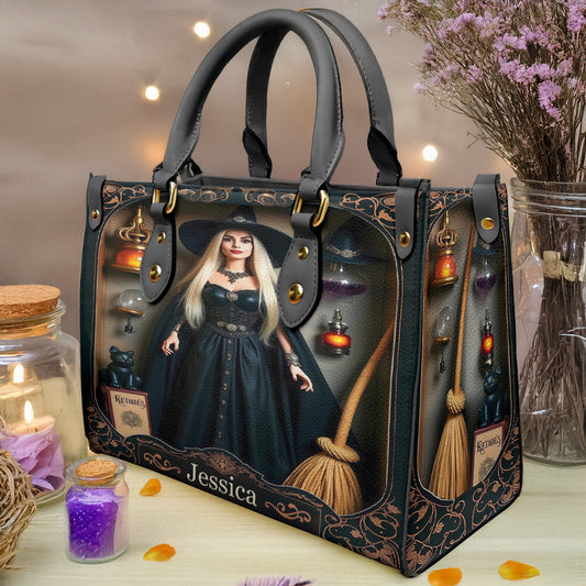 Lorva Personalized Leather Bag Beautiful Witch Life