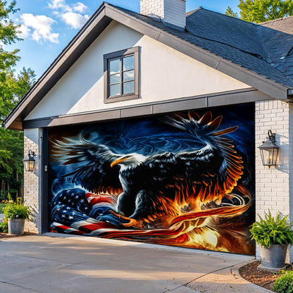 Lorva Garage Door Banner Decoration Majestic Eagle