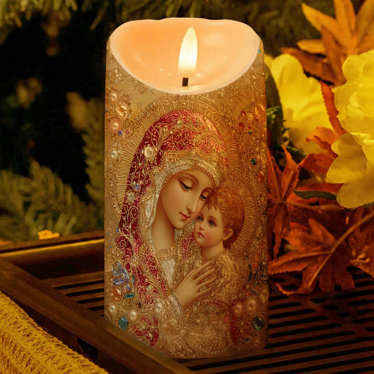 Lorva LED Candle Heavenly Pearl Luxe