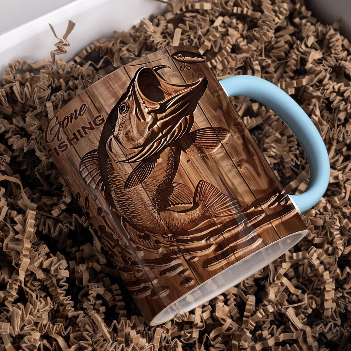 Lorva Personalized Mug Stunning Largemouth Bass