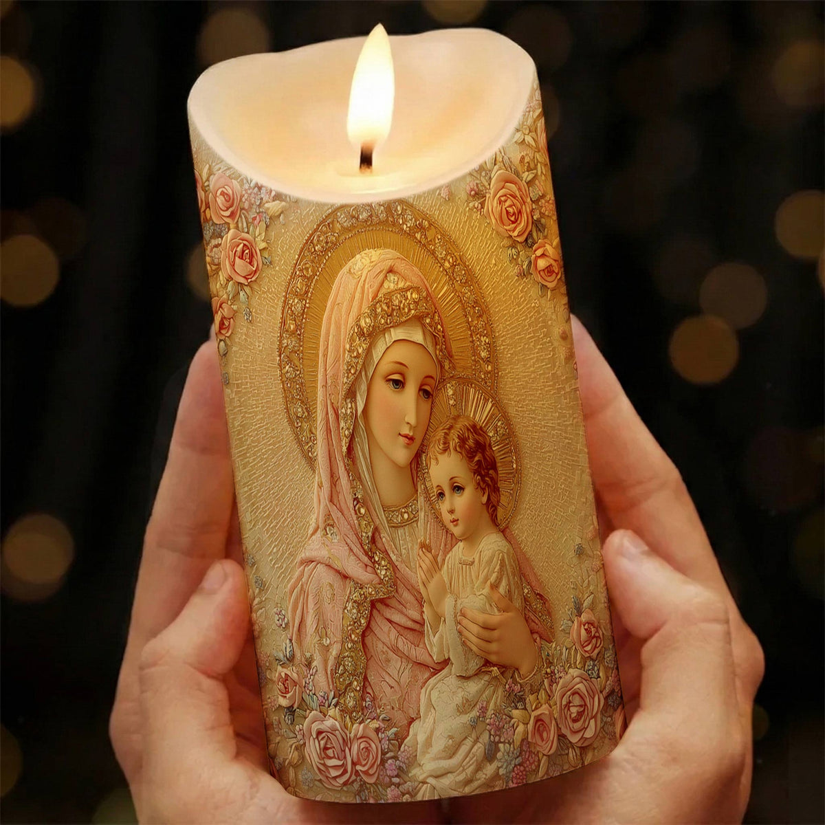 Lorva LED Candle Blessed Elegance