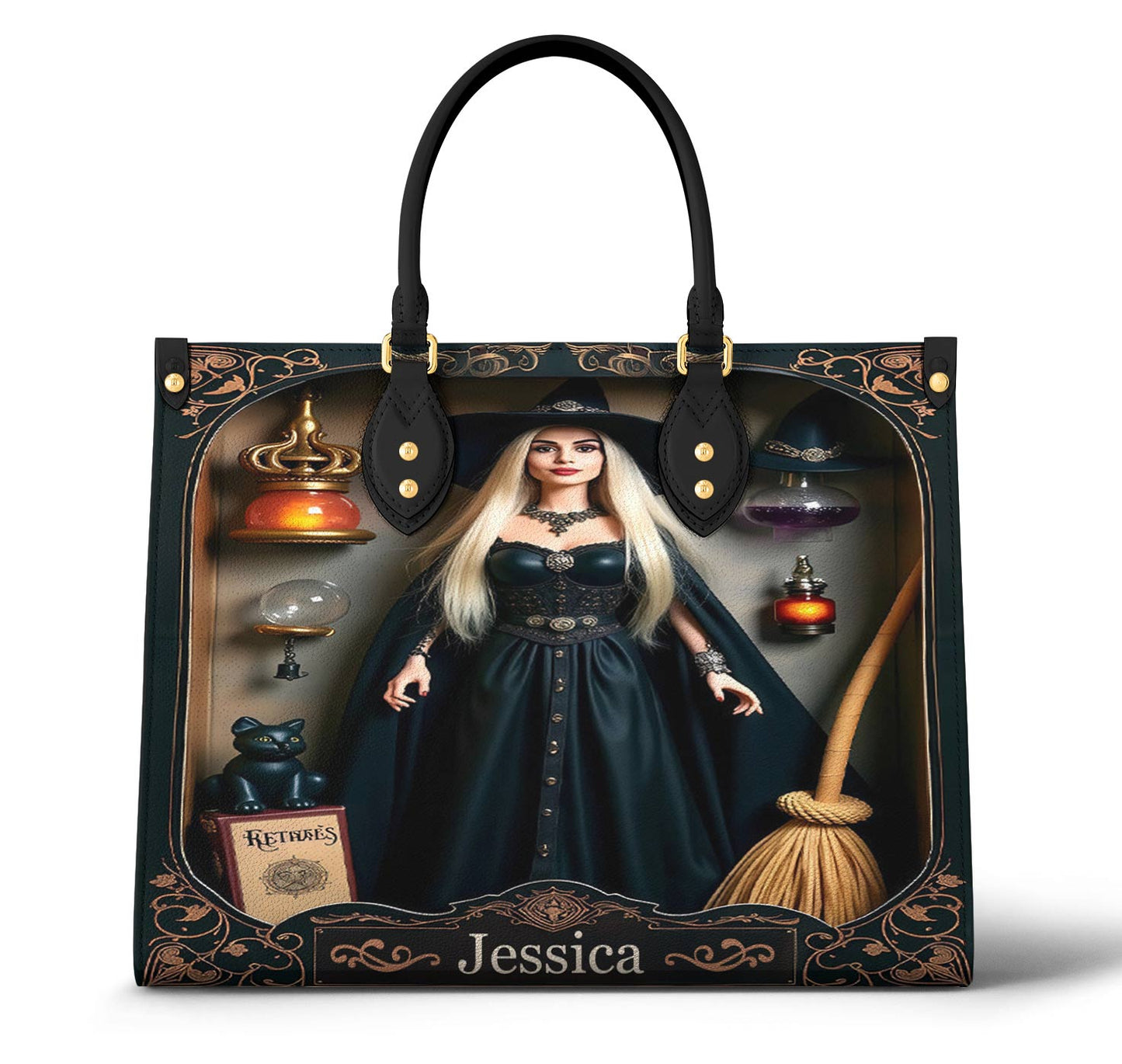 Lorva Personalized Leather Bag Beautiful Witch Life