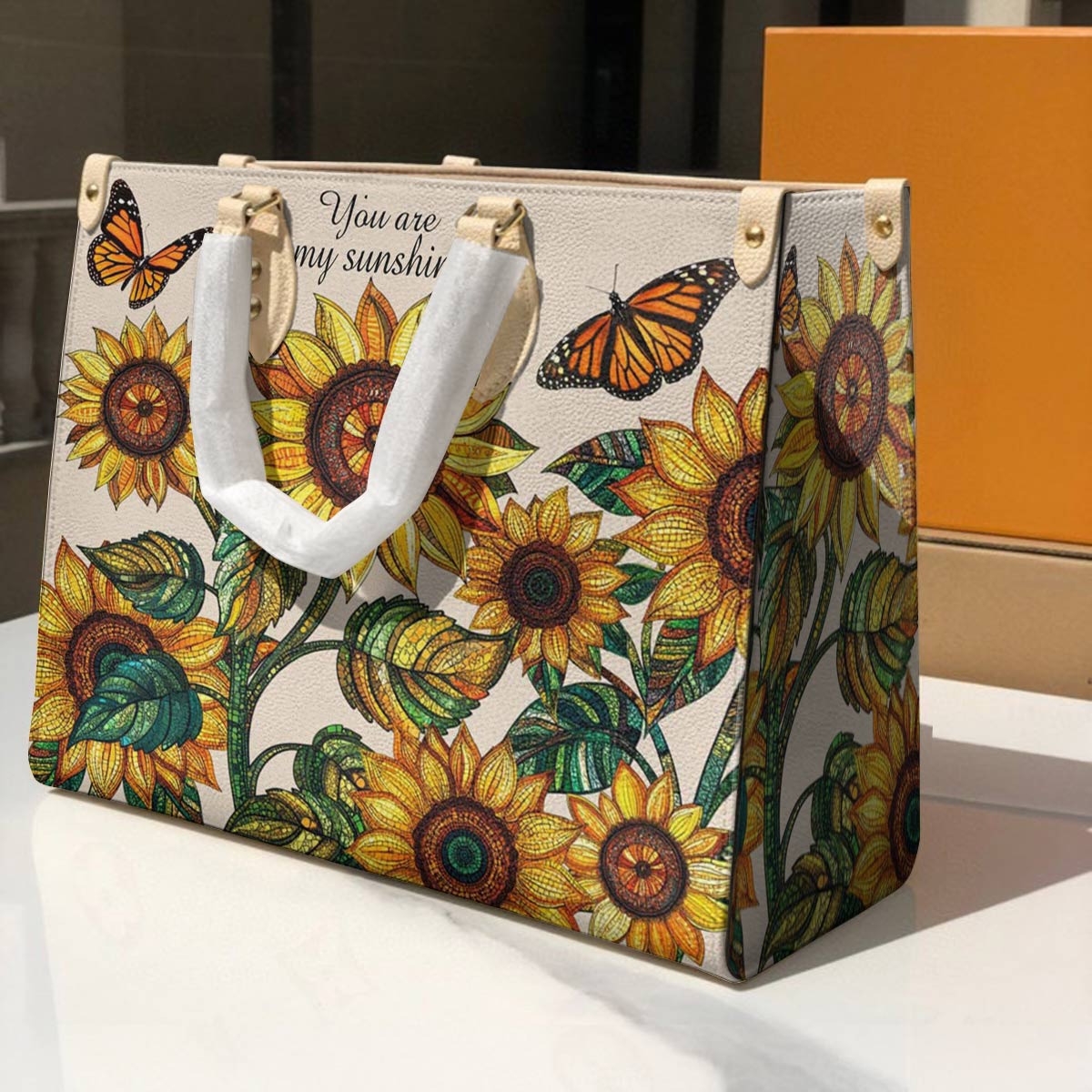 Lorva Leather Bag Sunshine Field