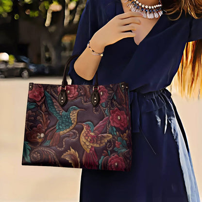 Lorva Hummingbird Leather Bag Petal & Flight